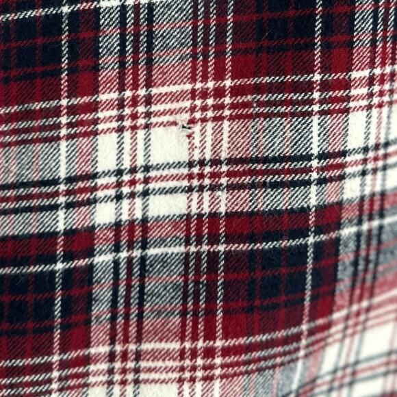 JACHS Plaid Pattern Long Sleeve Button Up Chest Pockets Flannel Shirt 2XL - Picture 8 of 8